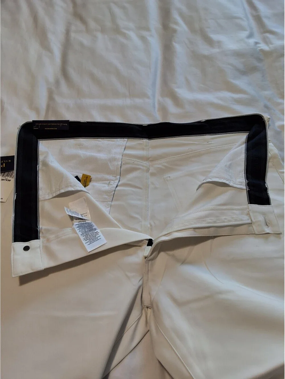Polo Ralph Lauren Performance White Slim Fit Pants 38Tx38